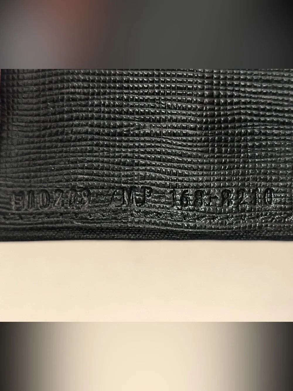 FENDI RARE KARLITO Studded Black Zip Wallet